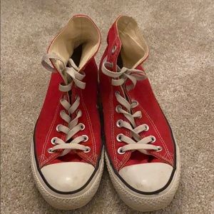Red High Top Converse